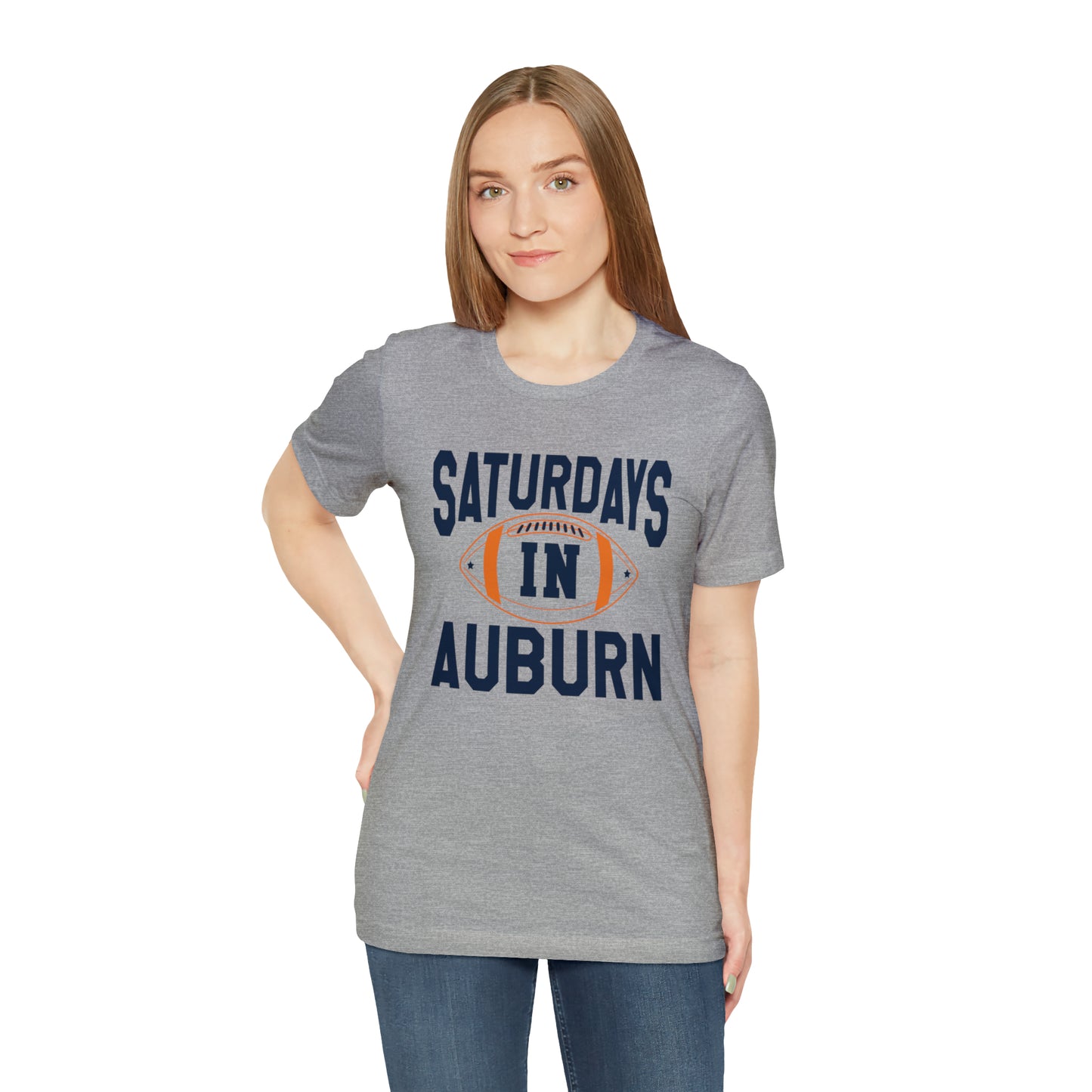 Saturdays in Auburn Unisex Jersey Short Sleeve Tee