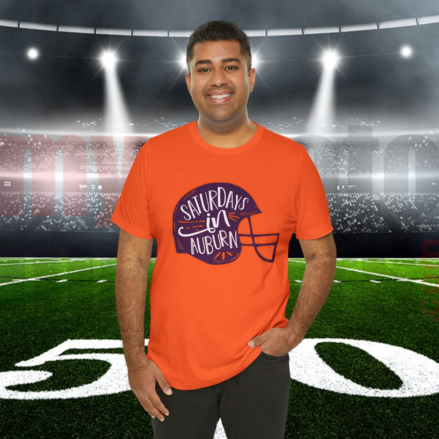 Saturdays in Auburn Unisex Jersey Short Sleeve Tee