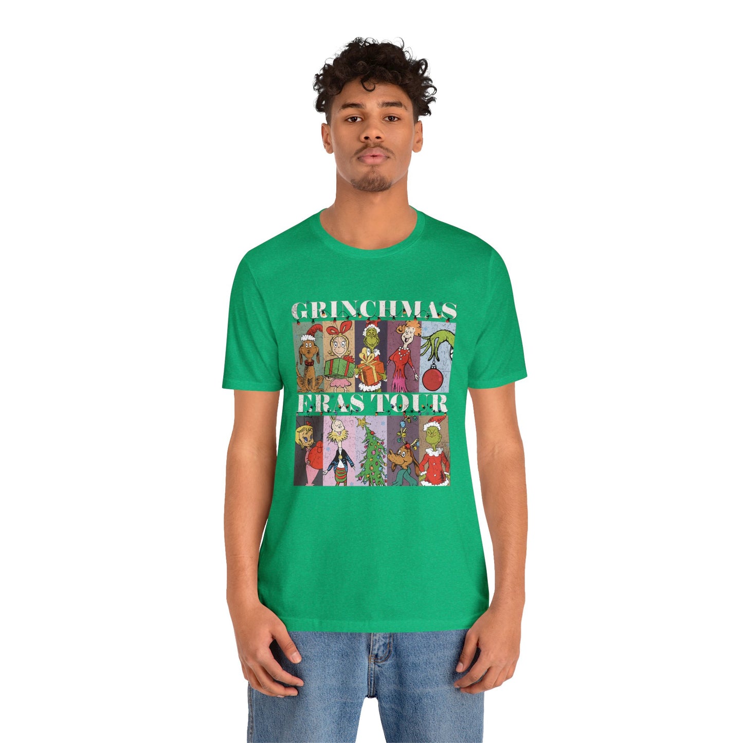 Grinchmas Eras Tour Tee - Dark Tee Design