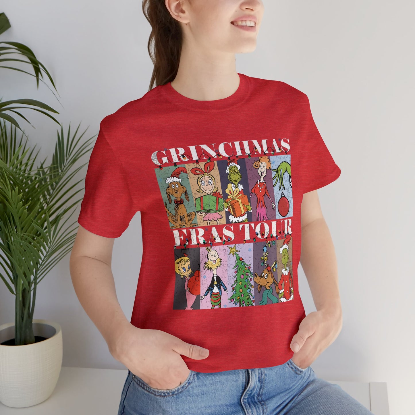 Grinchmas Eras Tour Tee - Dark Tee Design