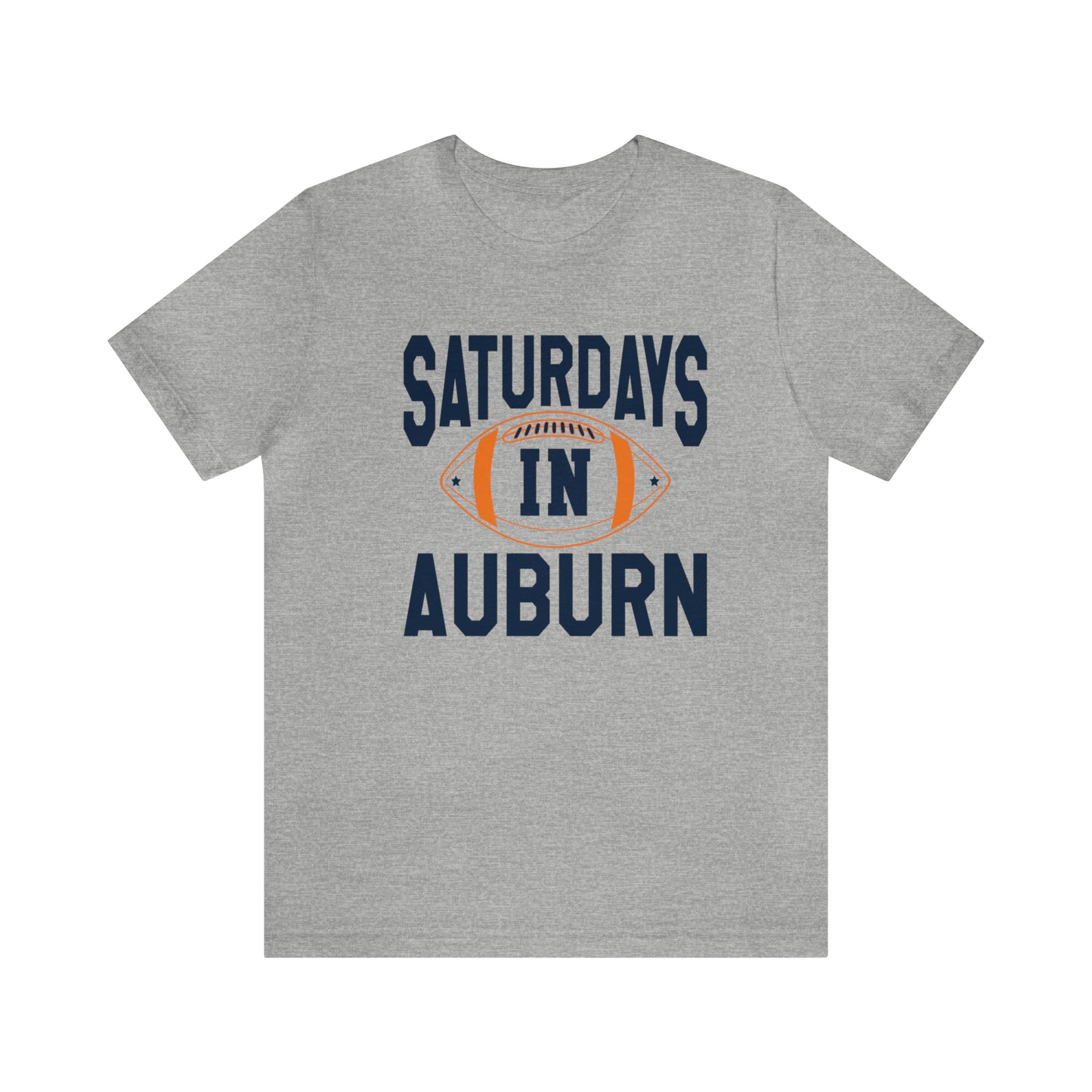 Saturdays in Auburn Unisex Jersey Short Sleeve Tee