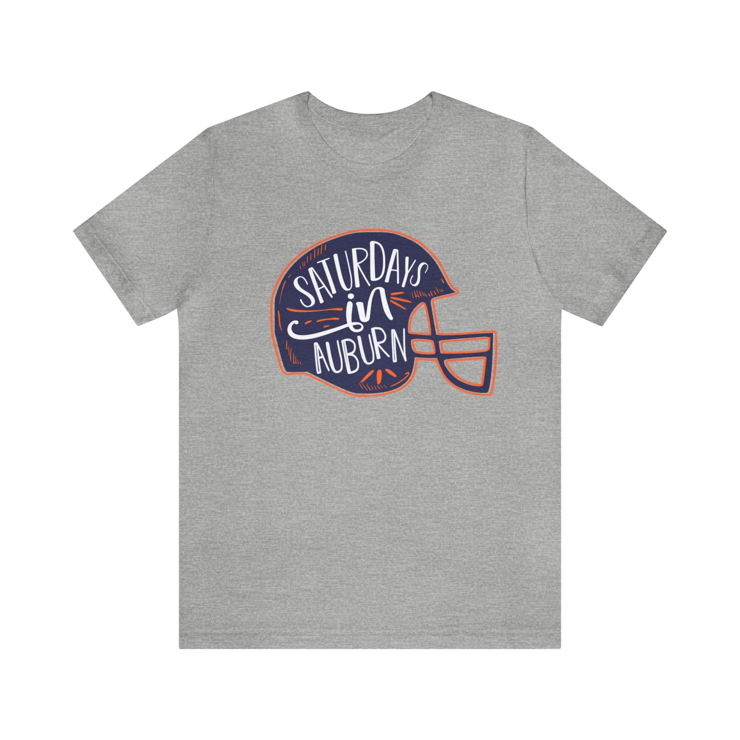 Saturdays in Auburn Unisex Jersey Short Sleeve Tee