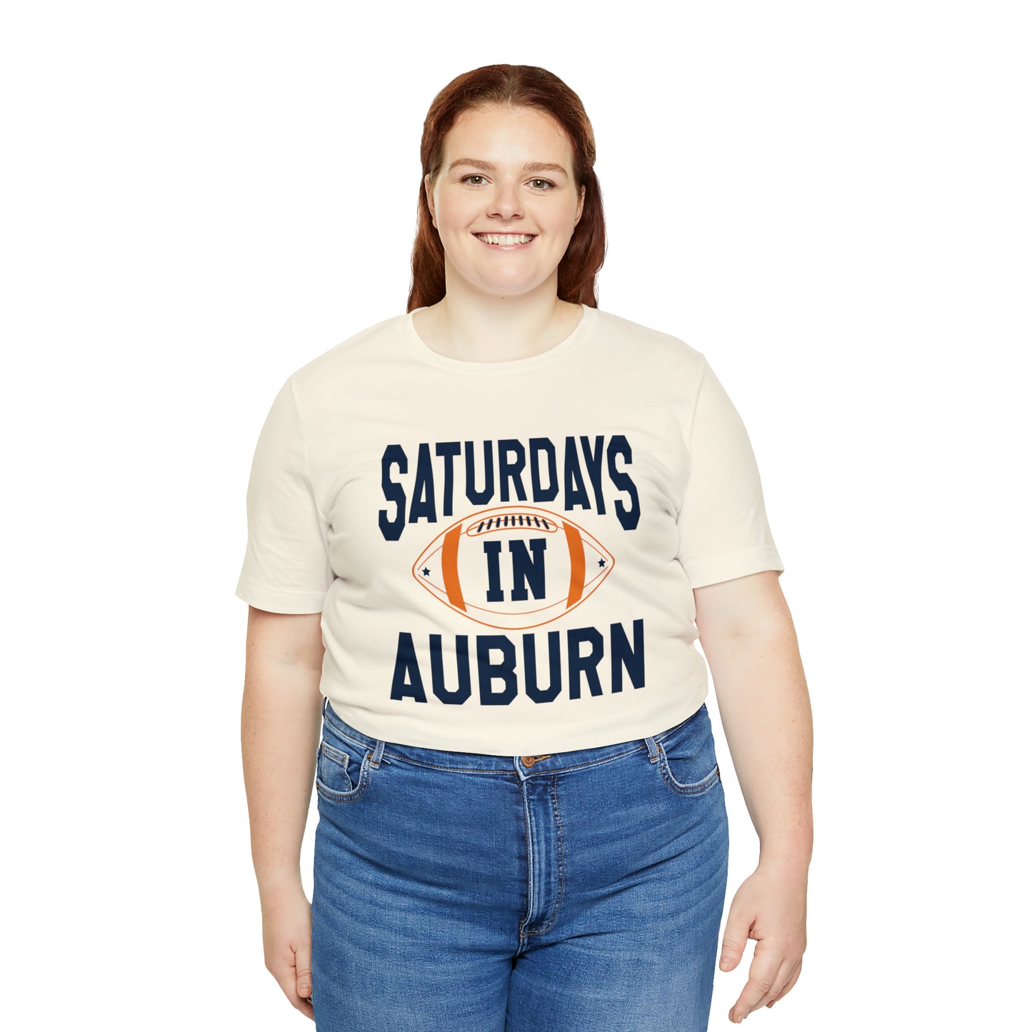 Saturdays in Auburn Unisex Jersey Short Sleeve Tee