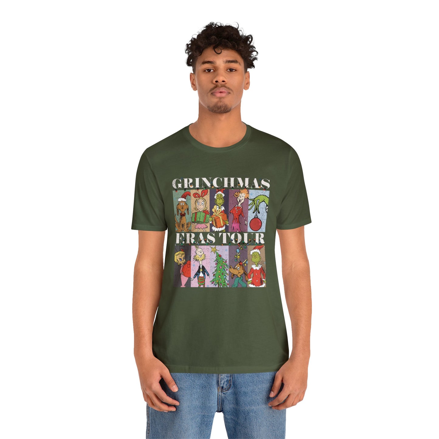 Grinchmas Eras Tour Tee - Dark Tee Design