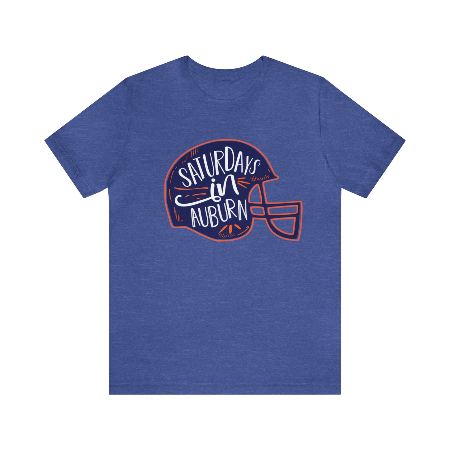 Saturdays in Auburn Unisex Jersey Short Sleeve Tee