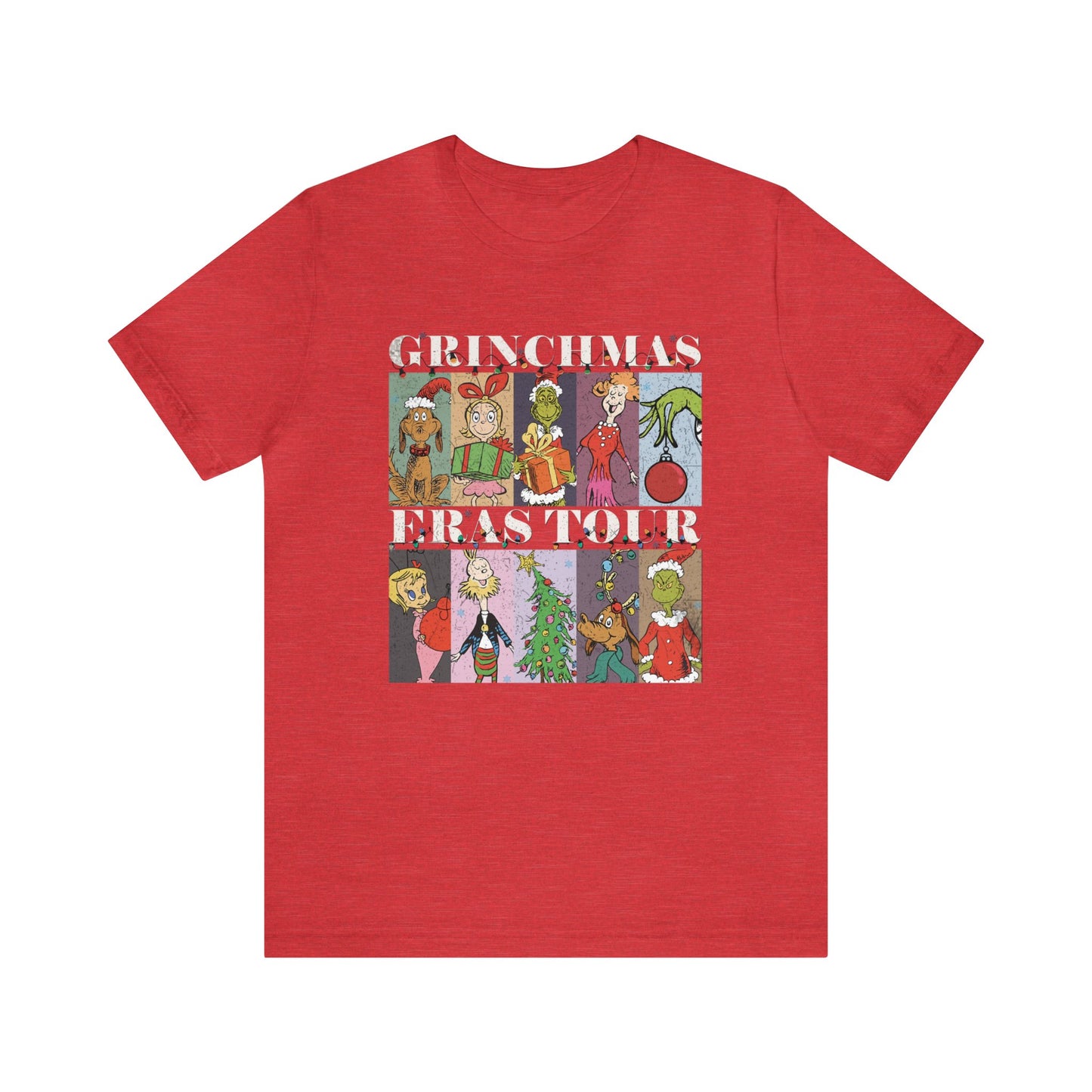 Grinchmas Eras Tour Tee - Dark Tee Design