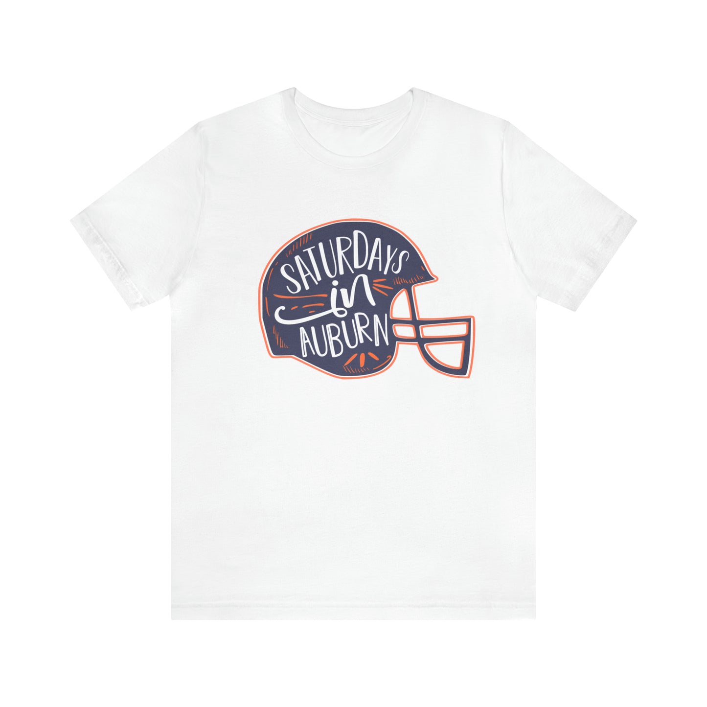 Saturdays in Auburn Unisex Jersey Short Sleeve Tee