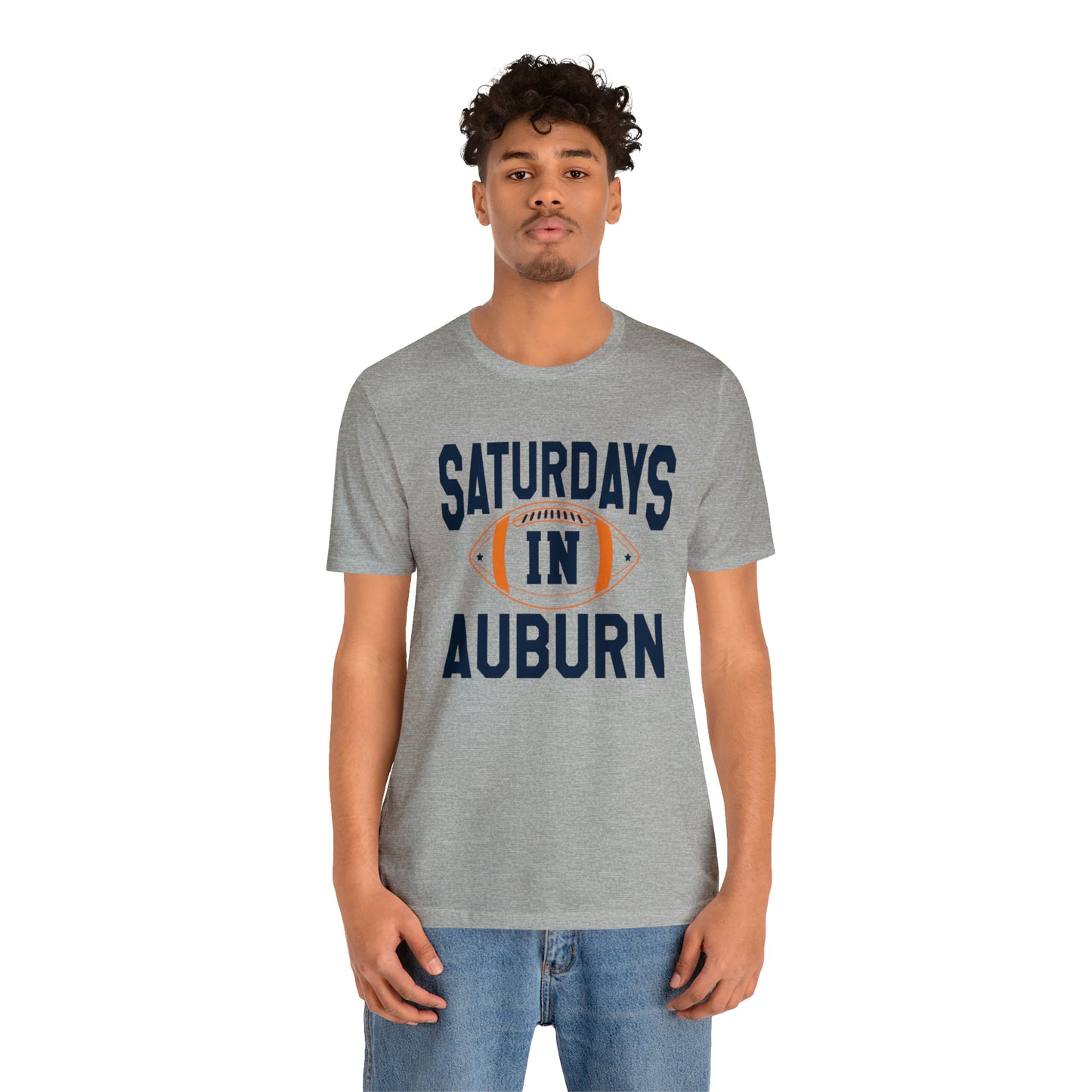 Saturdays in Auburn Unisex Jersey Short Sleeve Tee