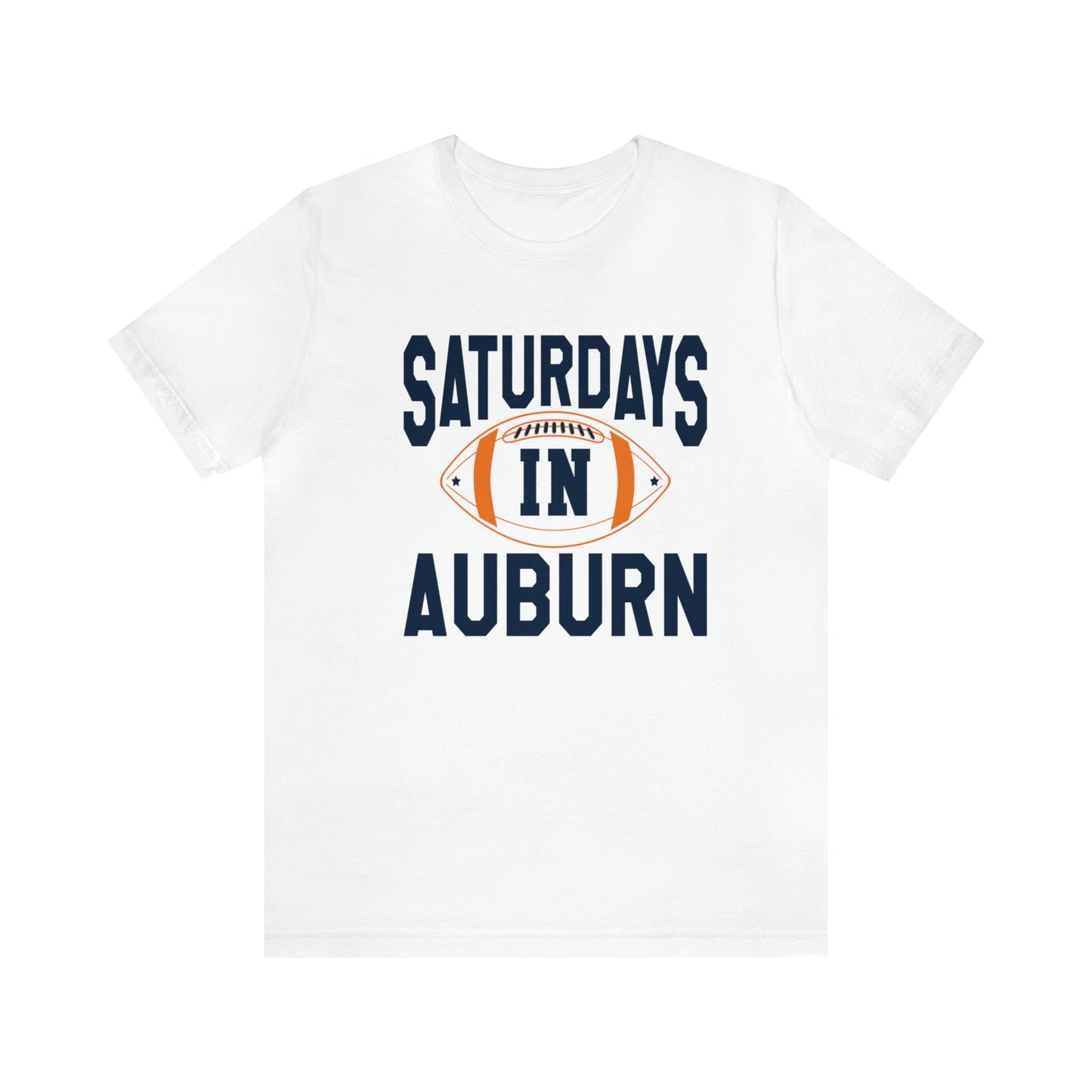 Saturdays in Auburn Unisex Jersey Short Sleeve Tee