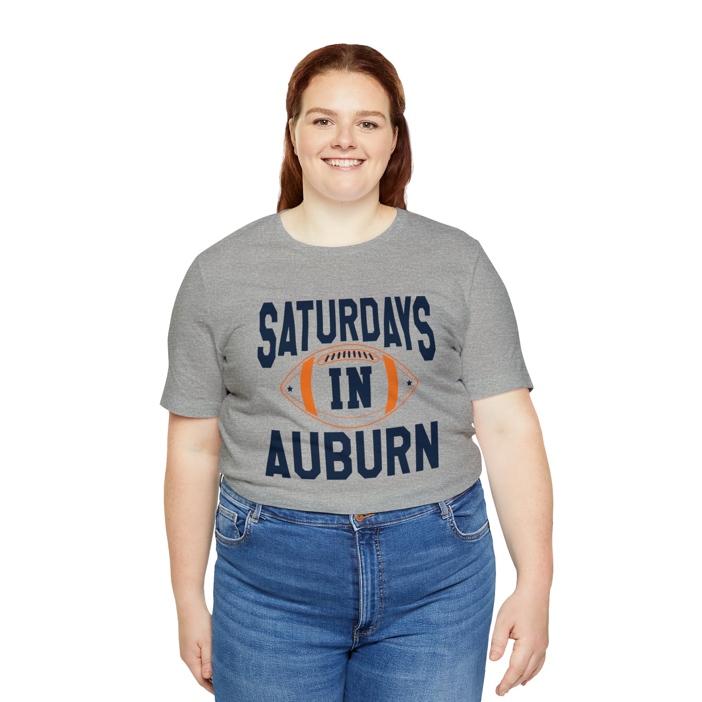 Saturdays in Auburn Unisex Jersey Short Sleeve Tee