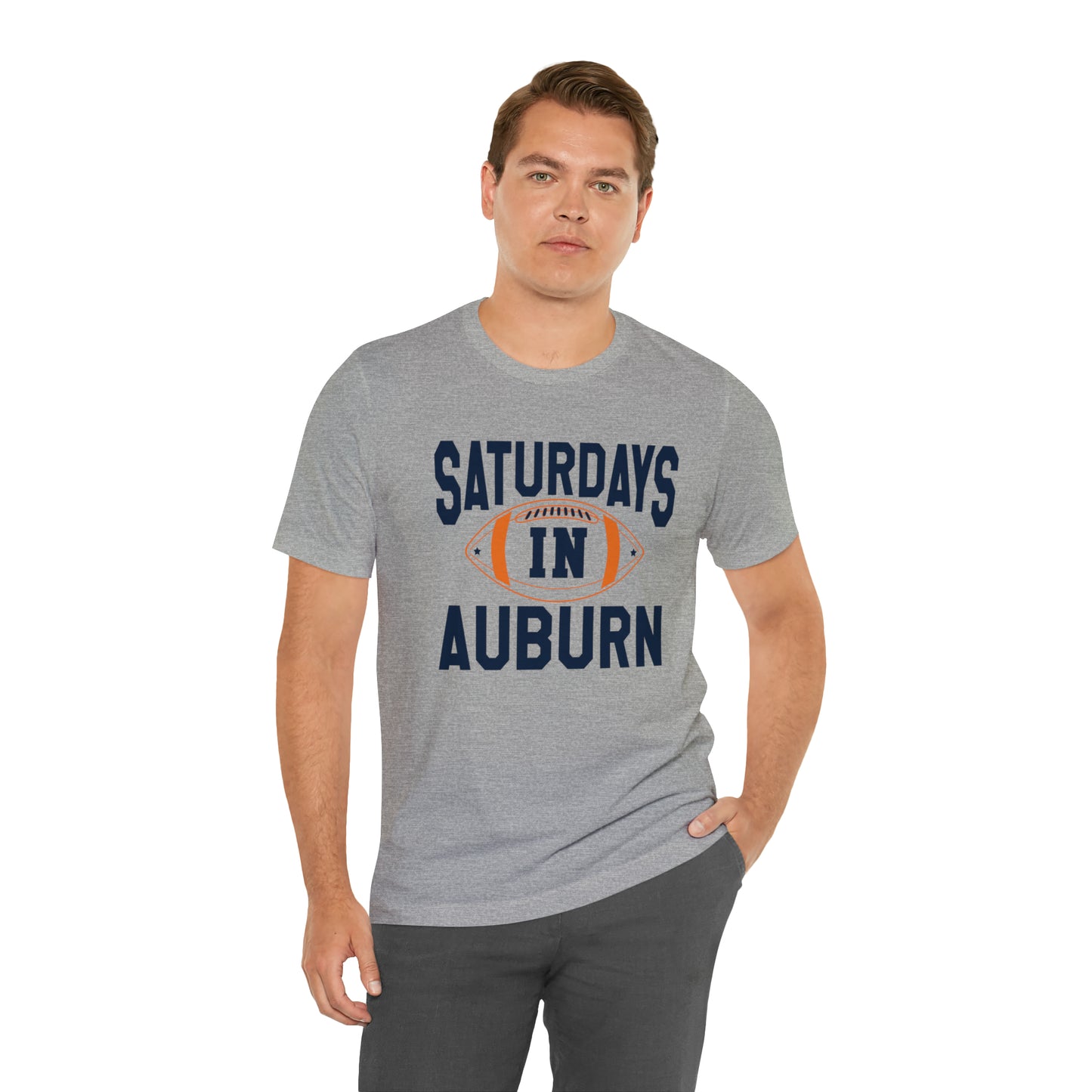 Saturdays in Auburn Unisex Jersey Short Sleeve Tee