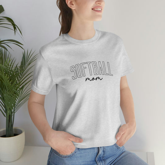 Softball Mom Womens Tshirt