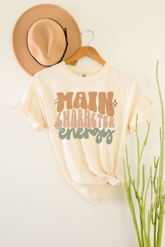 Main Character Energy Oversized Graphic Tee