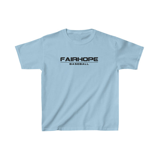 Boys Fairhope Baseball Tshirt Black Text