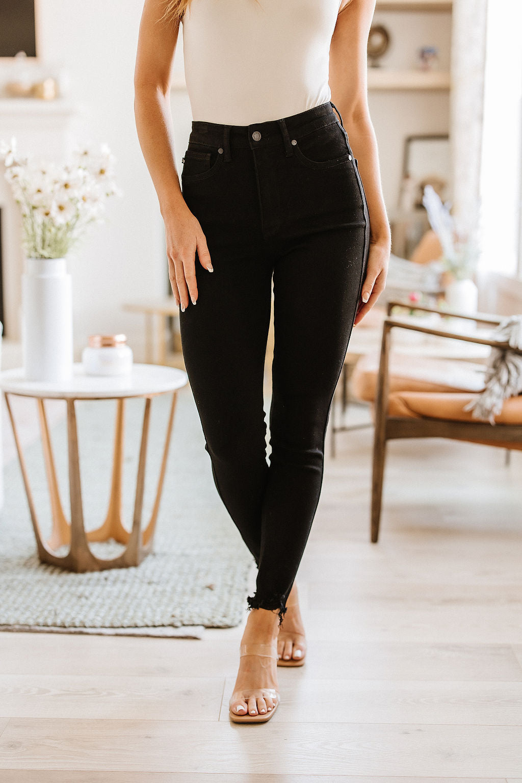 Ebony High Rise Tummy Control Skinny Jeans