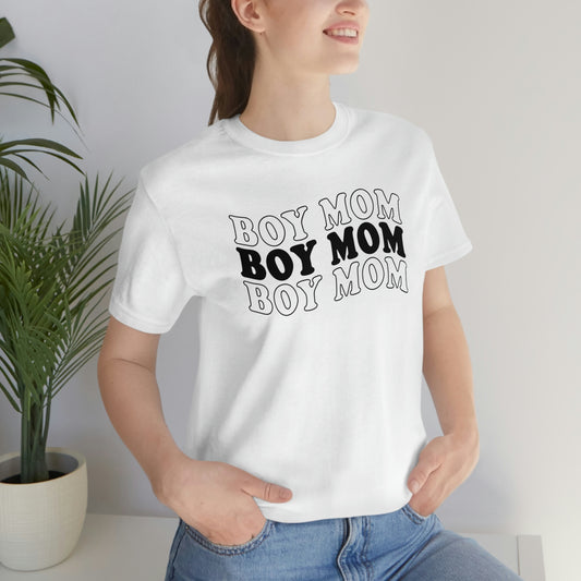 Boy Mom Womens Tshirt